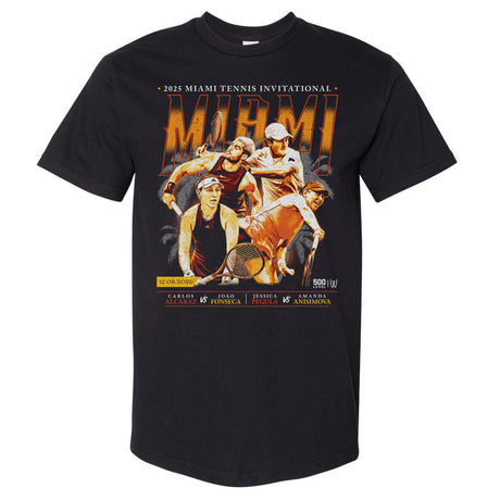 Miami Tennis Invitational Men's Heavyweight T-Shirt | 500 LEVEL