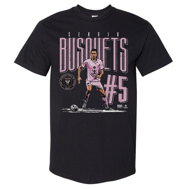 Sergio Busquets Men's Heavyweight T-Shirt | 500 LEVEL