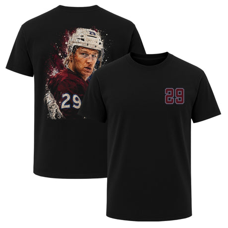 Nathan MacKinnon Men's Heavyweight T-Shirt | 500 LEVEL