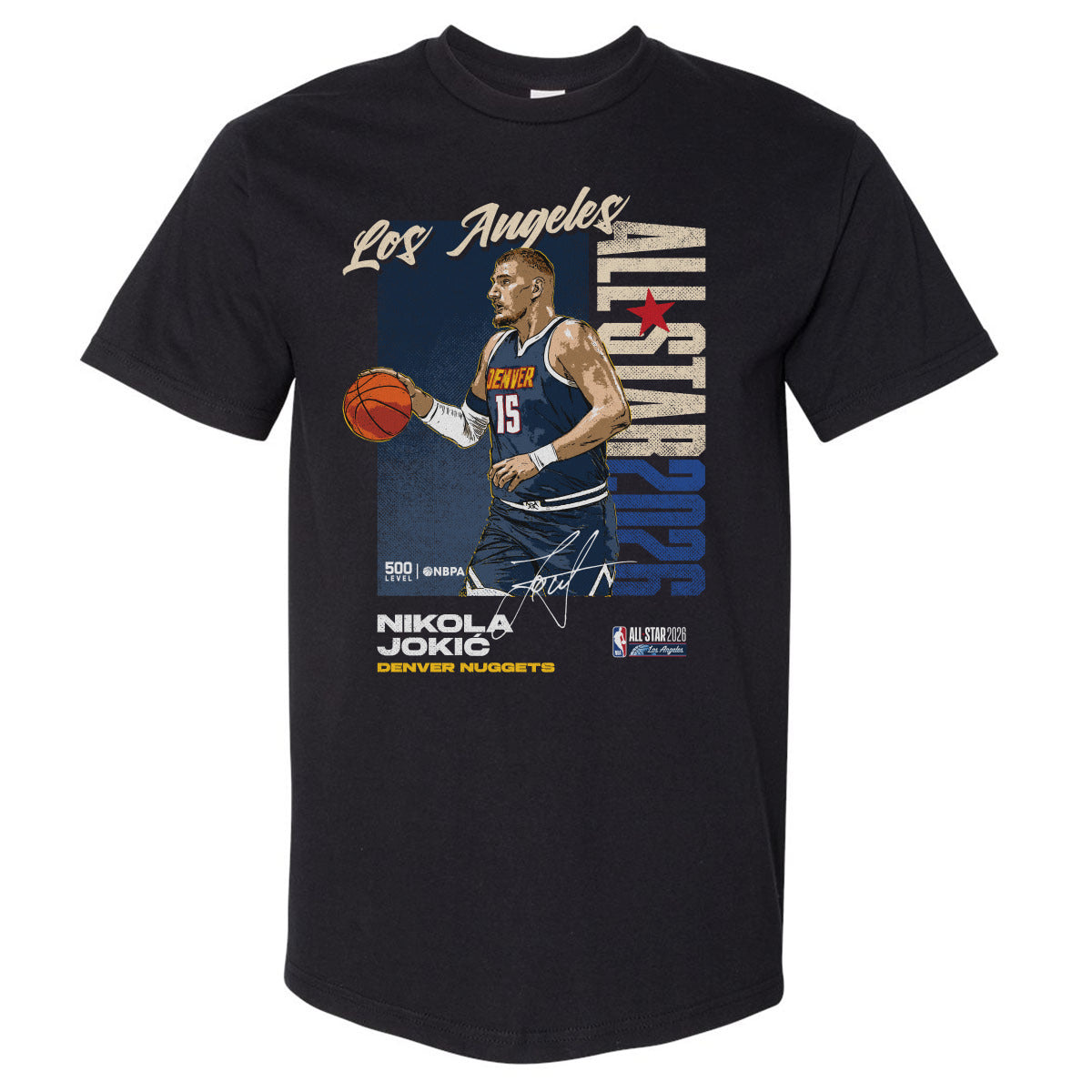 Nikola Jokic Men's Heavyweight T-Shirt | 500 LEVEL