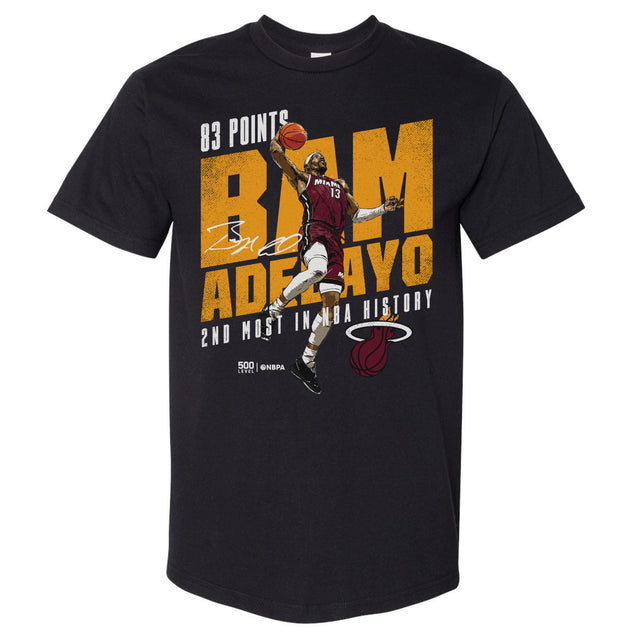 Bam Adebayo Men's Heavyweight T-Shirt | 500 LEVEL
