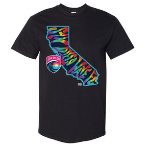 San Diego Wave FC Men's Heavyweight T-Shirt | 500 LEVEL