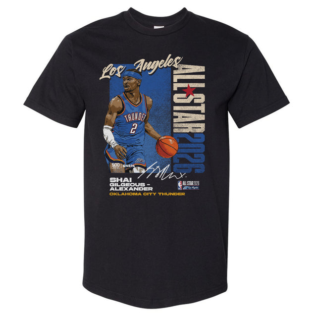 Shai Gilgeous-Alexander Men's Heavyweight T-Shirt | 500 LEVEL