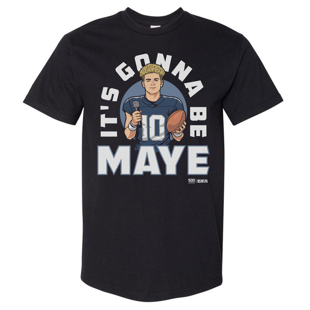 Drake Maye Men's Heavyweight T-Shirt | 500 LEVEL