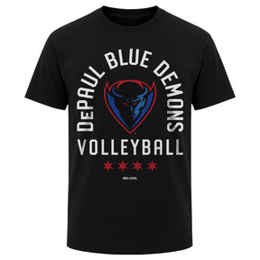 DePaul Blue Demons Men's Heavyweight T-Shirt | 500 LEVEL