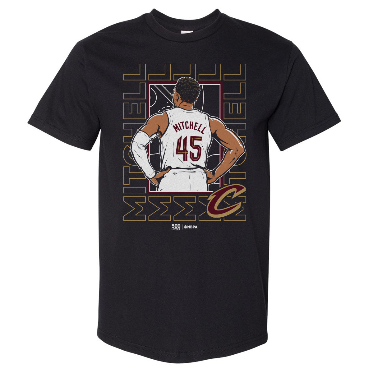 Donovan Mitchell Men's Heavyweight T-Shirt | 500 LEVEL