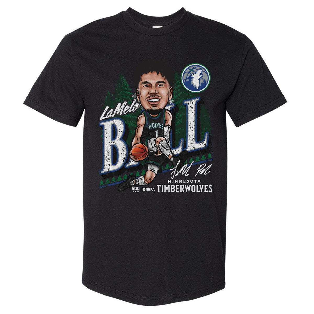 LaMelo Ball Men's Heavyweight T-Shirt | 500 LEVEL