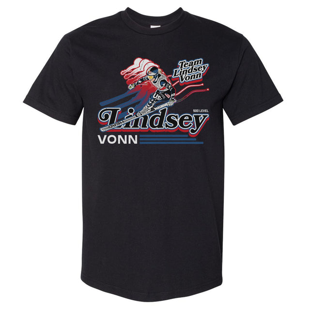 Lindsey Vonn Men's Heavyweight T-Shirt | 500 LEVEL