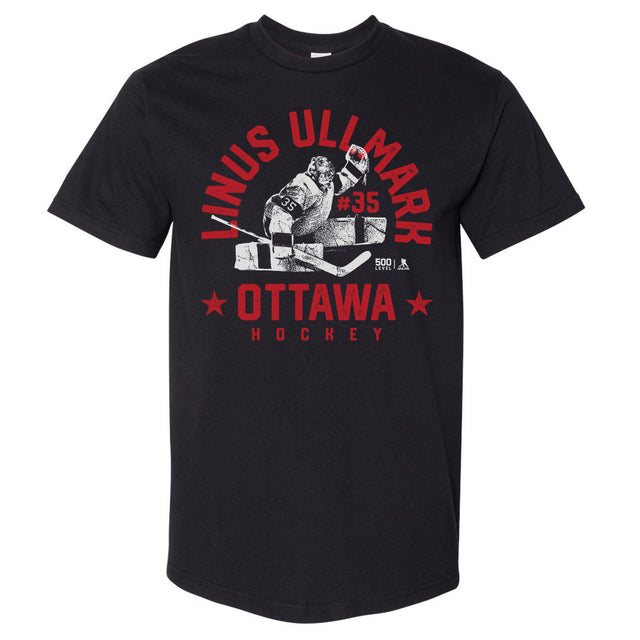 Linus Ullmark Men's Heavyweight T-Shirt | 500 LEVEL