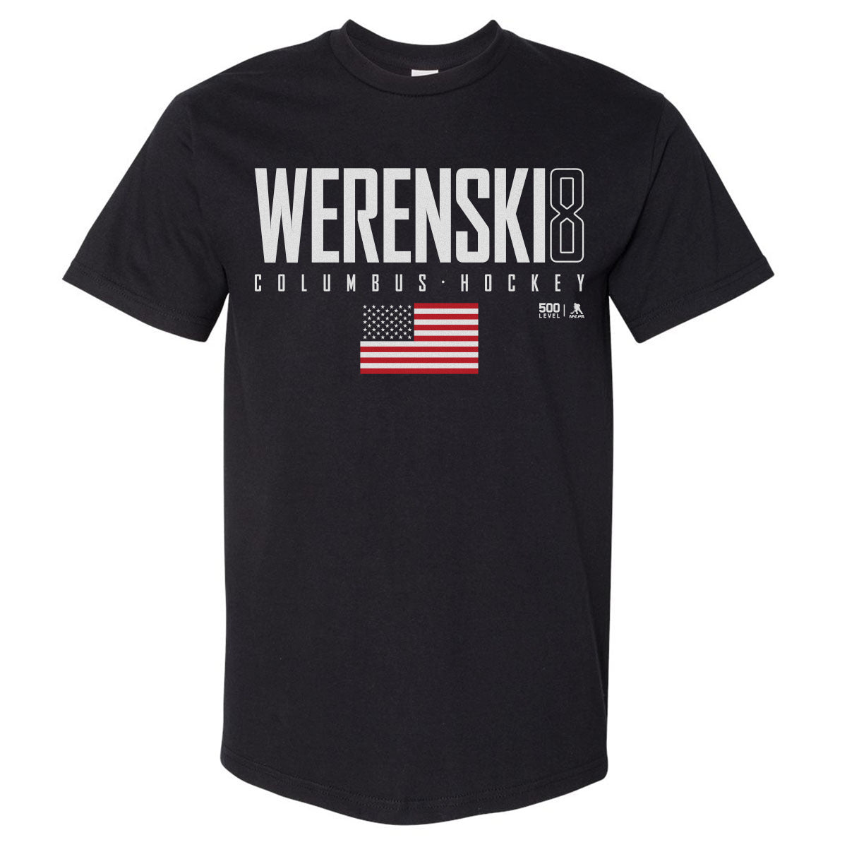 Zach Werenski Men's Heavyweight T-Shirt | 500 LEVEL
