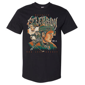 Macklin Celebrini Men's Heavyweight T-Shirt | 500 LEVEL