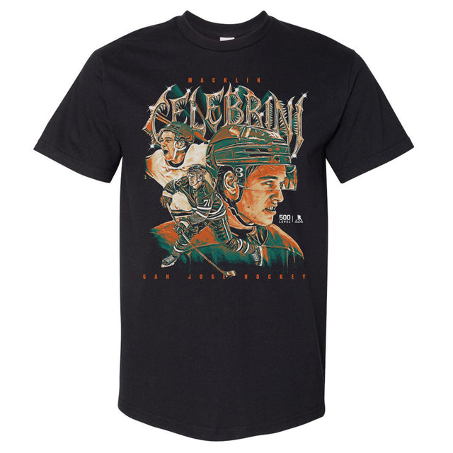 Macklin Celebrini Men's Heavyweight T-Shirt | 500 LEVEL