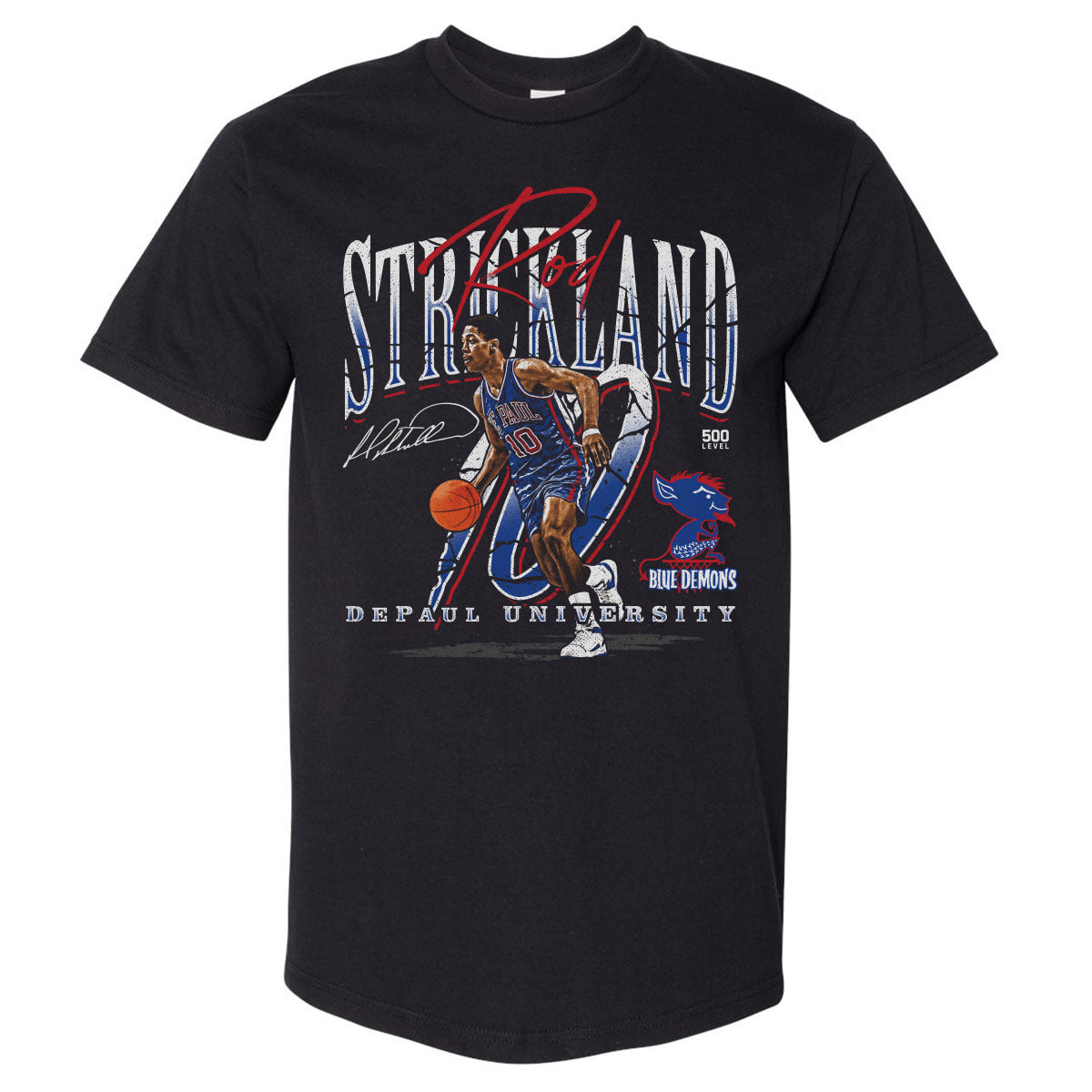 Rod Strickland Men's Heavyweight T-Shirt | 500 LEVEL