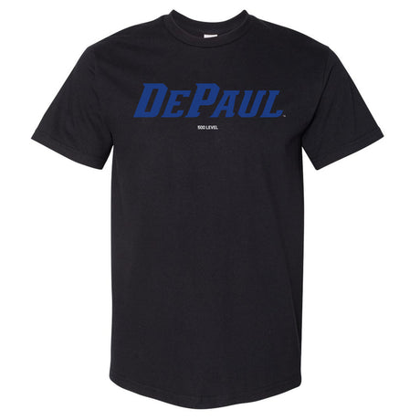 DePaul Blue Demons Men's Heavyweight T-Shirt | 500 LEVEL