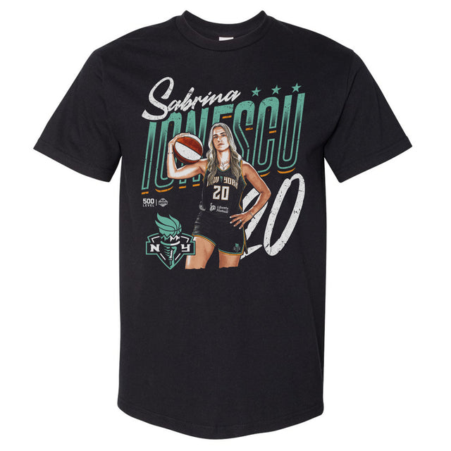 Sabrina Ionescu Men's Heavyweight T-Shirt | 500 LEVEL