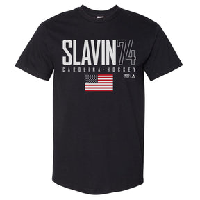 Jaccob Slavin Men's Heavyweight T-Shirt | 500 LEVEL