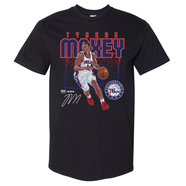 Tyrese Maxey Men's Heavyweight T-Shirt | 500 LEVEL