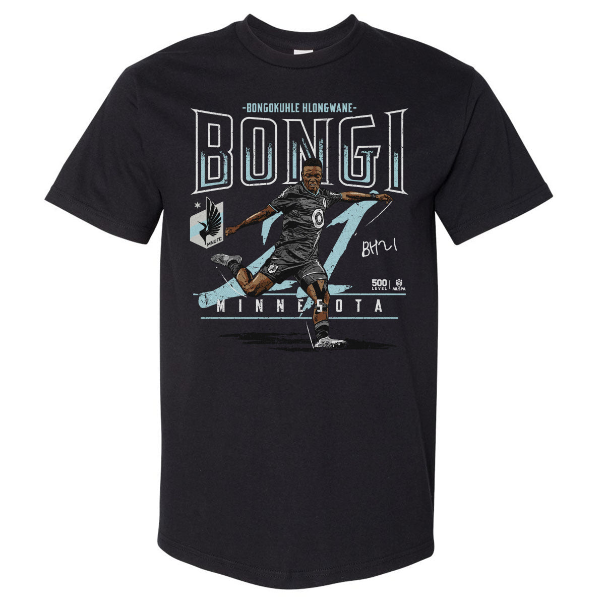 Bongokuhle Hlongwane Men's Heavyweight T-Shirt | 500 LEVEL