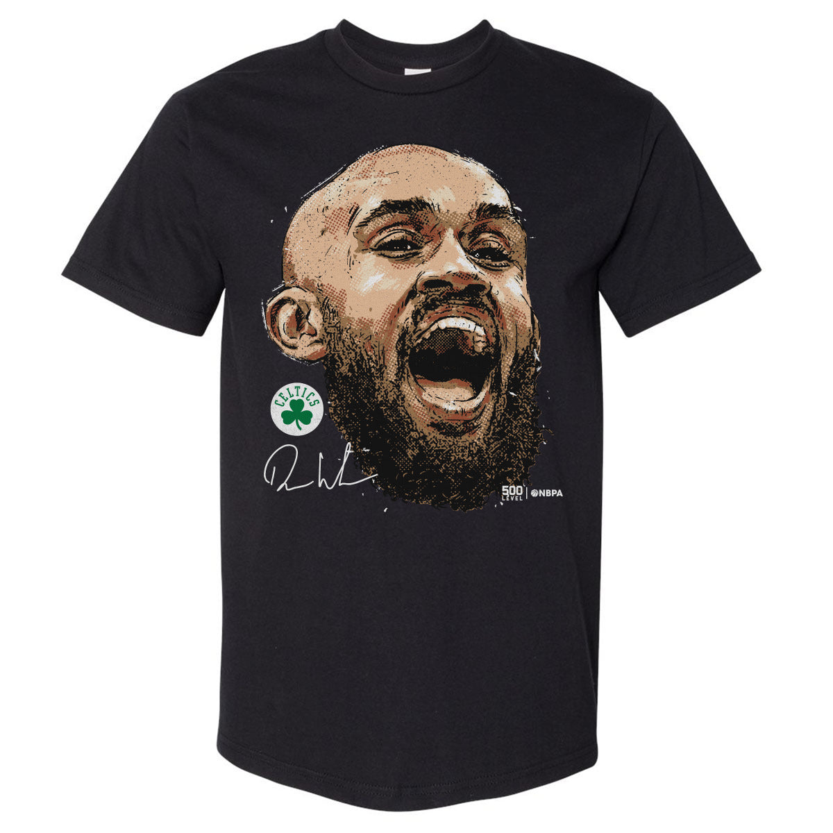 Derrick White Men's Heavyweight T-Shirt | 500 LEVEL