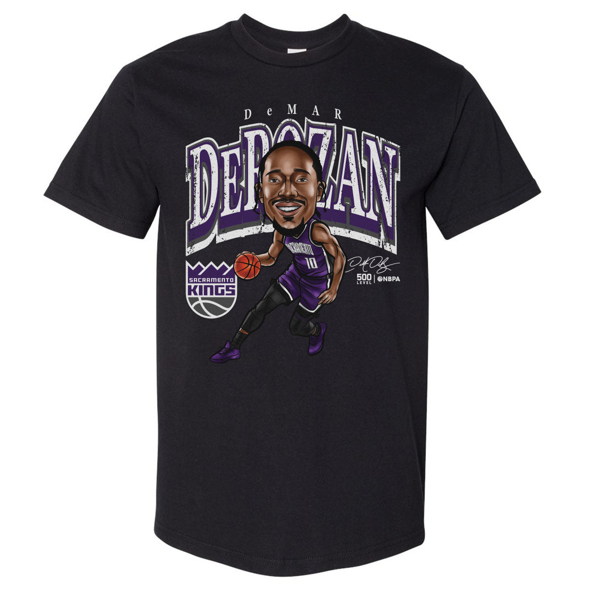 DeMar DeRozan Men's Heavyweight T-Shirt | 500 LEVEL