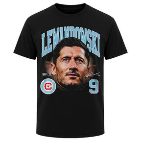 Robert Lewandowski Men's Heavyweight T-Shirt | 500 LEVEL