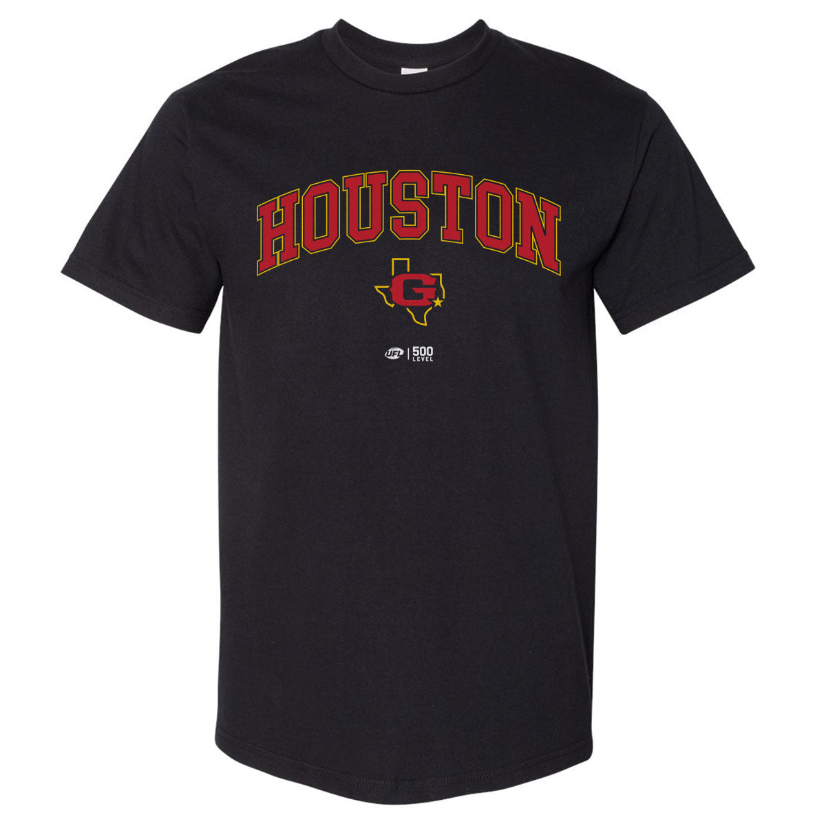 Houston Gamblers Men's Heavyweight T-Shirt | 500 LEVEL