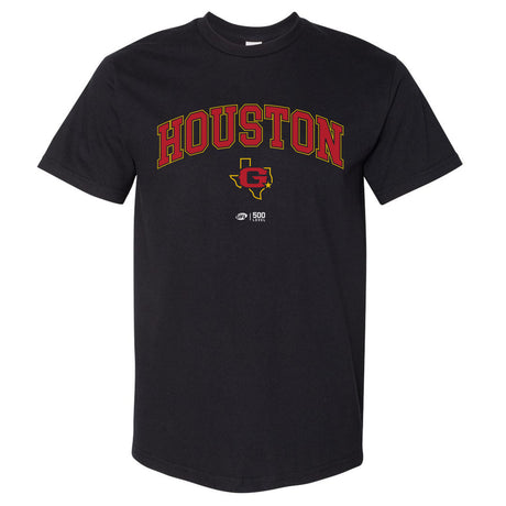 Houston Gamblers Men's Heavyweight T-Shirt | 500 LEVEL