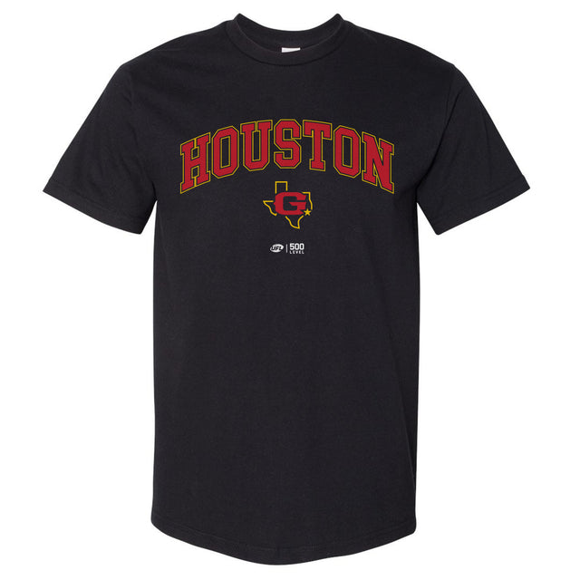 Houston Gamblers Men's Heavyweight T-Shirt | 500 LEVEL