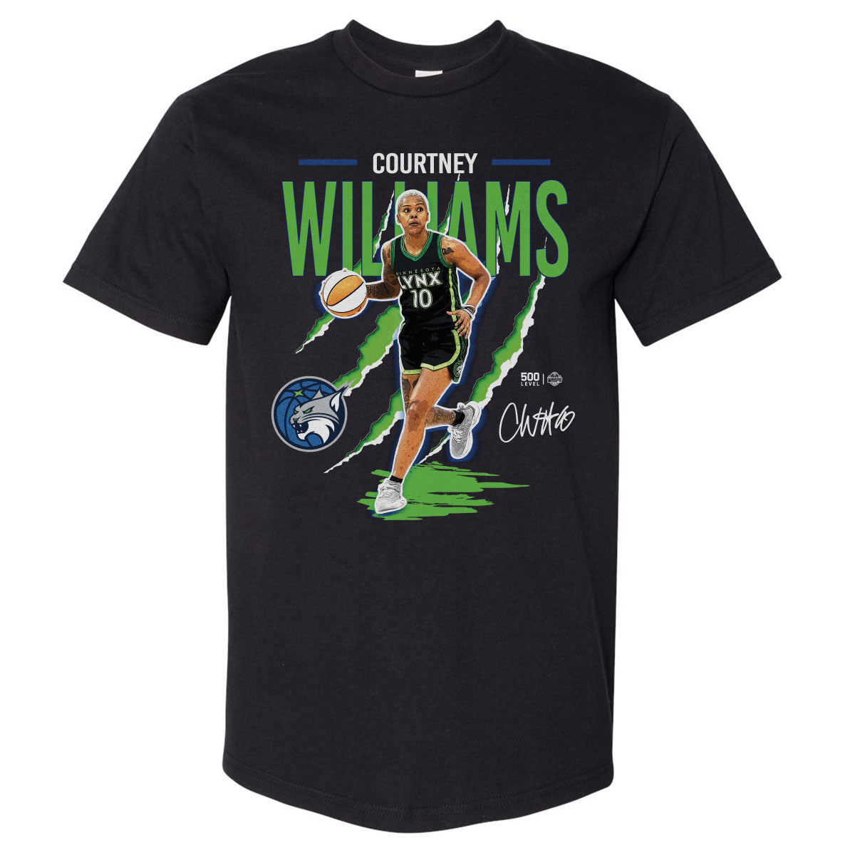 Courtney Williams Men's Heavyweight T-Shirt | 500 LEVEL