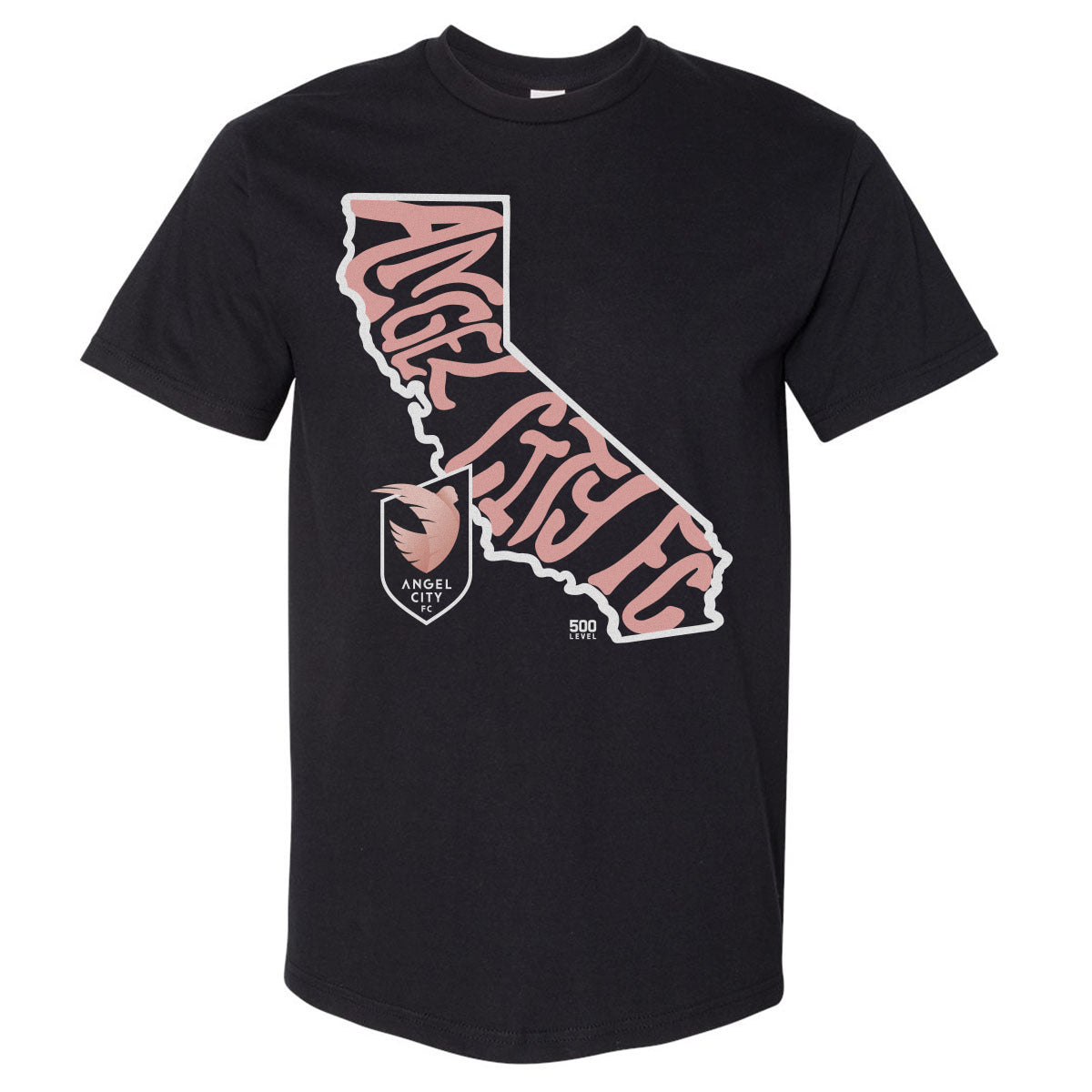 Angel City FC Men's Heavyweight T-Shirt | 500 LEVEL