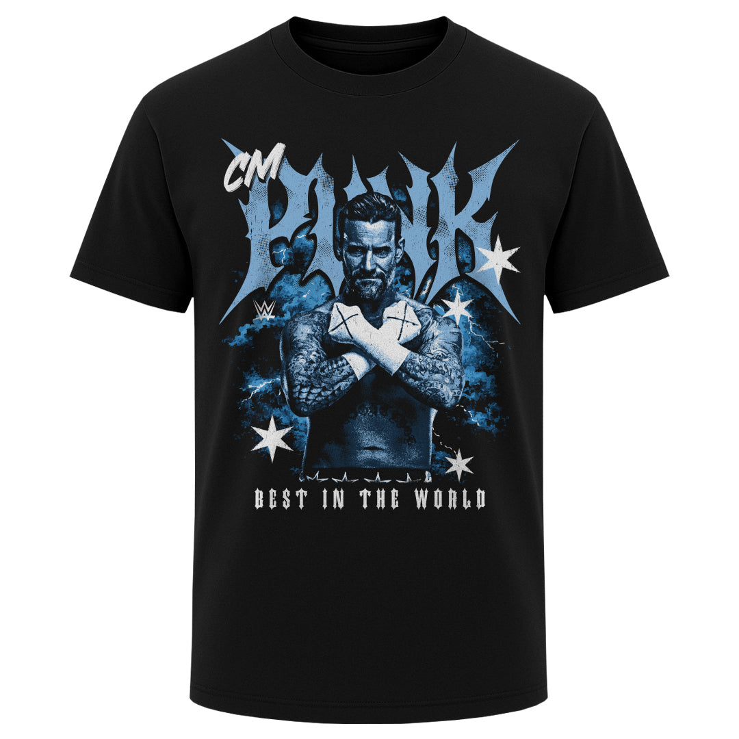 CM Punk Men's Heavyweight T-Shirt | 500 LEVEL