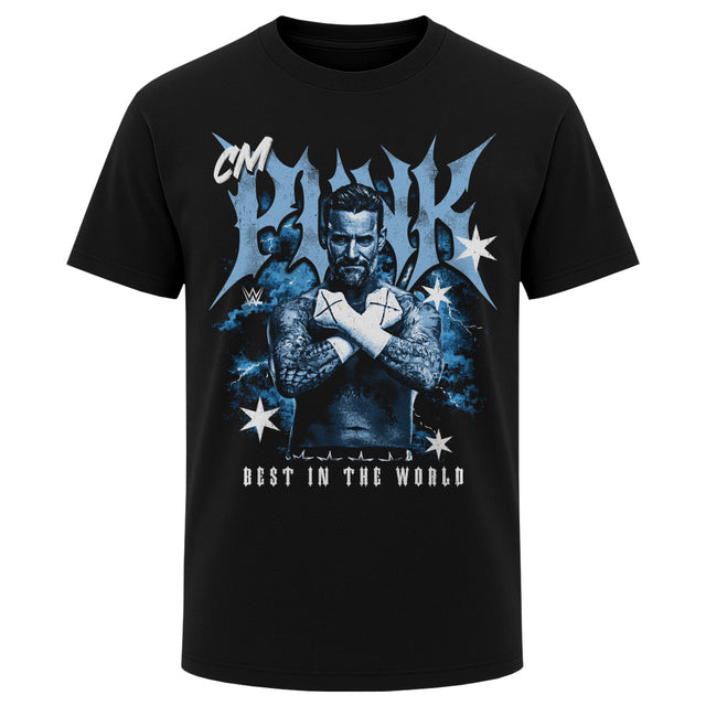 CM Punk Men's Heavyweight T-Shirt | 500 LEVEL