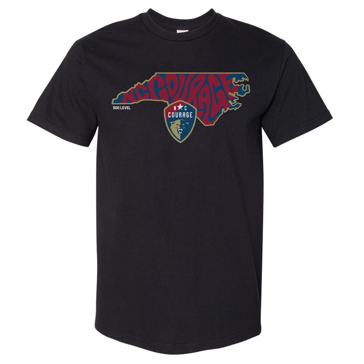 North Carolina Courage Men's Heavyweight T-Shirt | 500 LEVEL