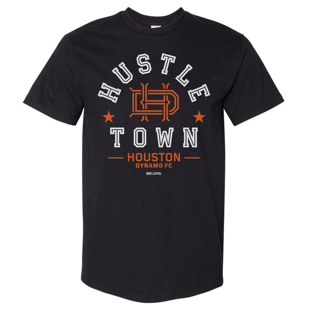 Houston Dynamo FC Men's Heavyweight T-Shirt | 500 LEVEL