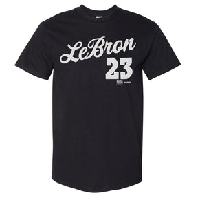 LeBron James Men's Heavyweight T-Shirt | 500 LEVEL