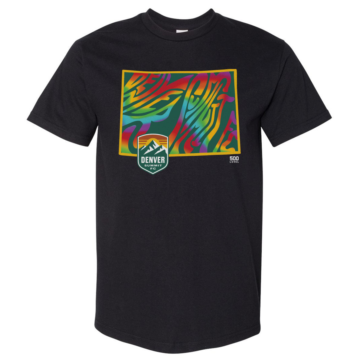 Denver Summit FC Men's Heavyweight T-Shirt | 500 LEVEL