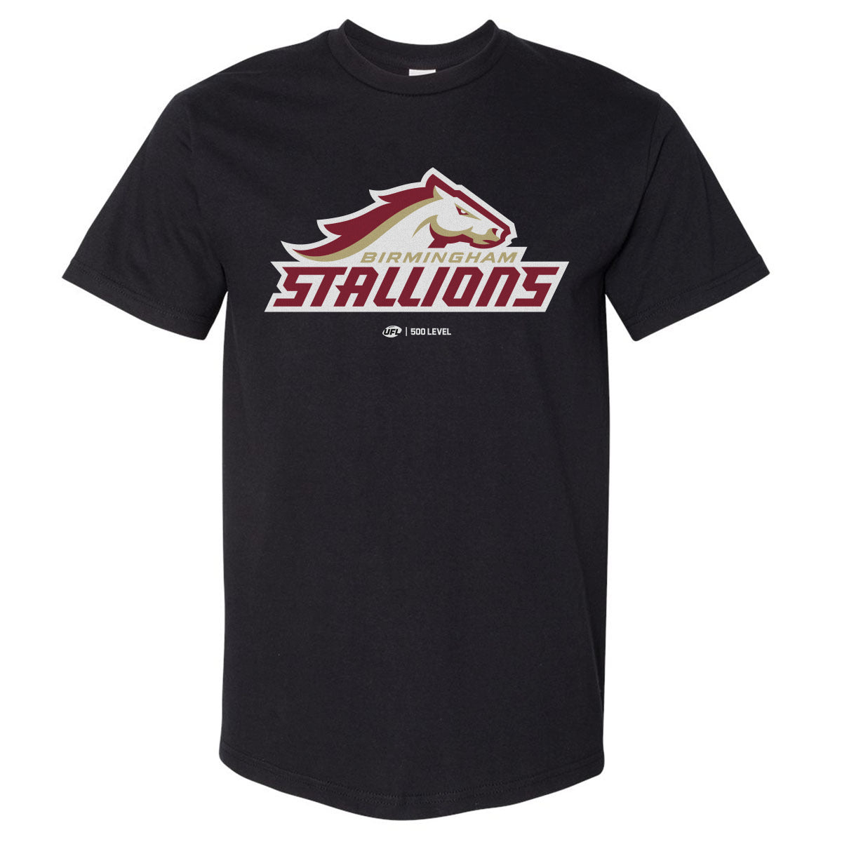 Birmingham Stallions Men's Heavyweight T-Shirt | 500 LEVEL