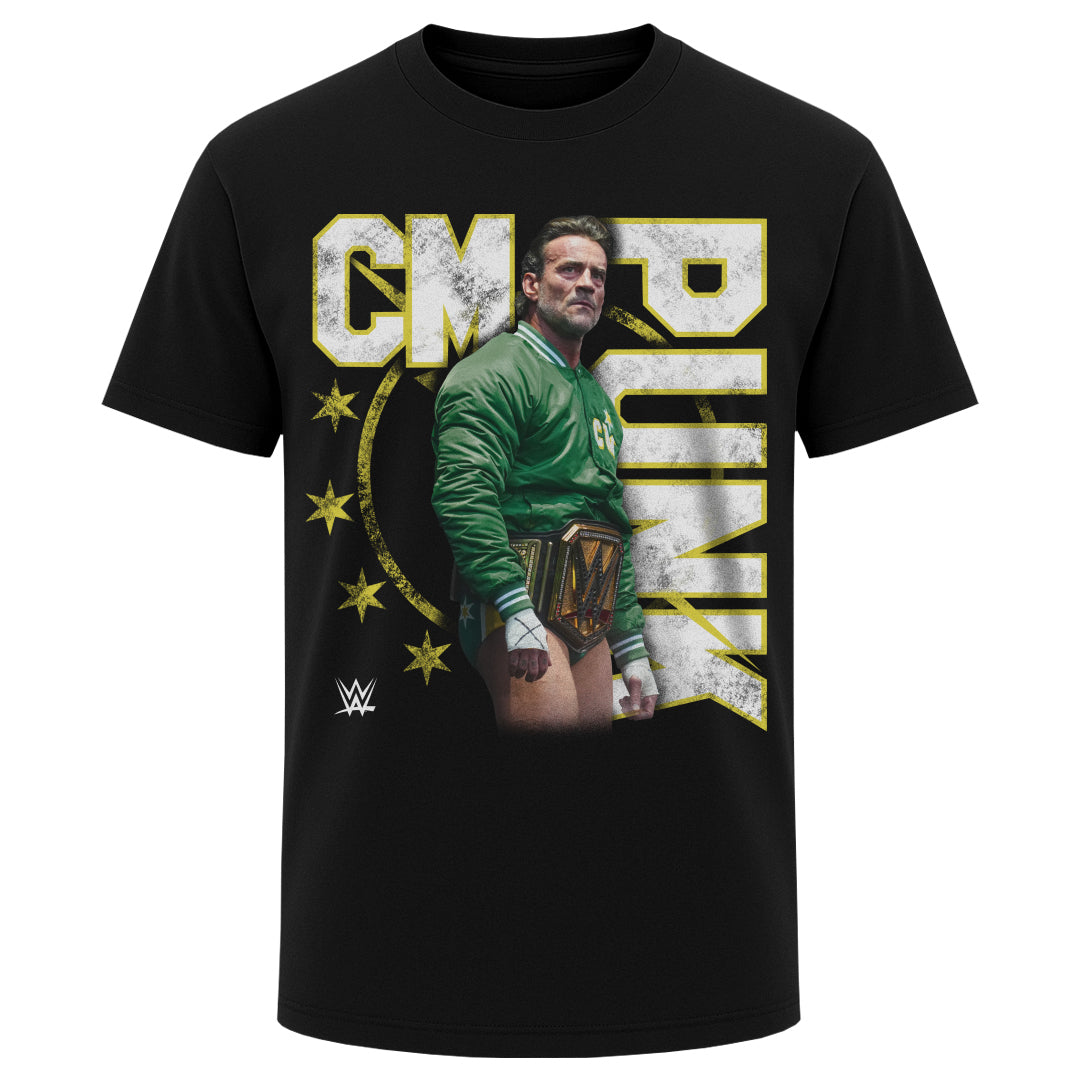 CM Punk Men's Heavyweight T-Shirt | 500 LEVEL