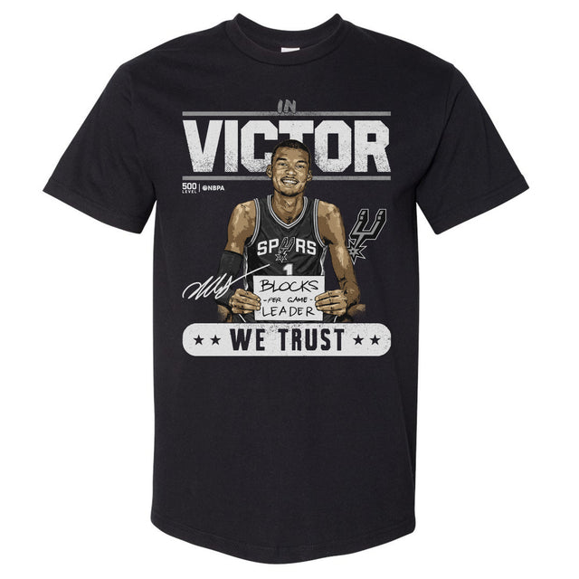 Victor Wembanyama Men's Heavyweight T-Shirt | 500 LEVEL