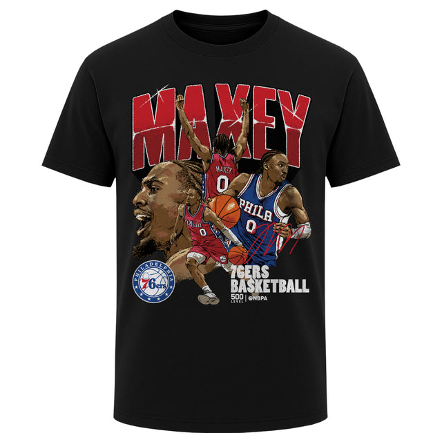 Tyrese Maxey Men's Heavyweight T-Shirt | 500 LEVEL