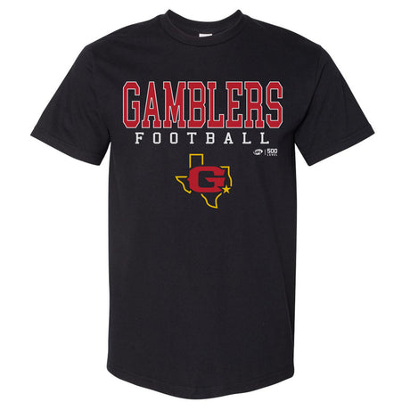 Houston Gamblers Men's Heavyweight T-Shirt | 500 LEVEL