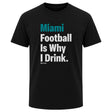 Miami Football Men's Heavyweight T-Shirt | 500 LEVEL