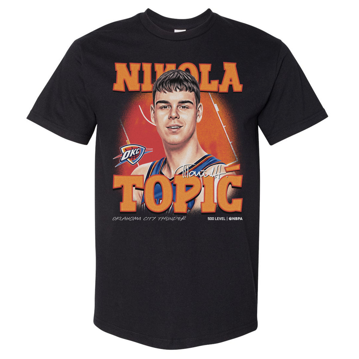 Nikola Topic Men's Heavyweight T-Shirt | 500 LEVEL