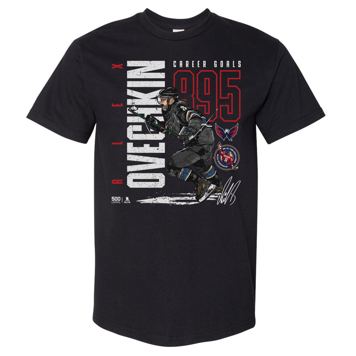 Alex Ovechkin Men's Heavyweight T-Shirt | 500 LEVEL