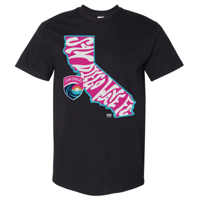 San Diego Wave FC Men's Heavyweight T-Shirt | 500 LEVEL