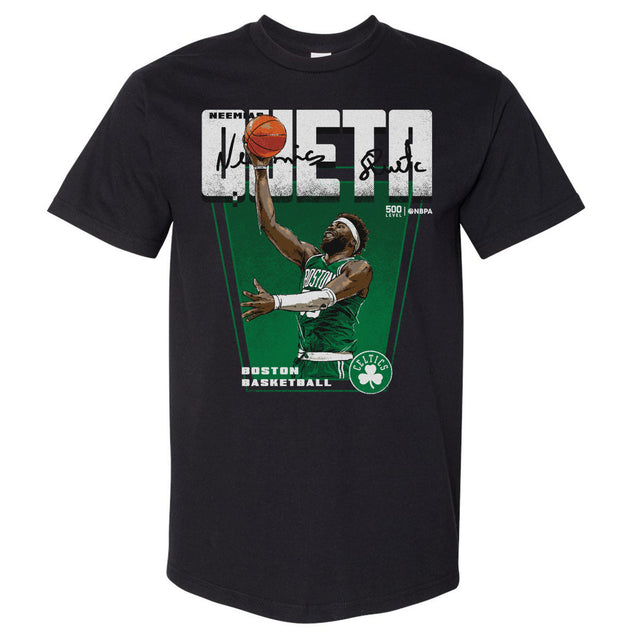 Neemias Queta Men's Heavyweight T-Shirt | 500 LEVEL