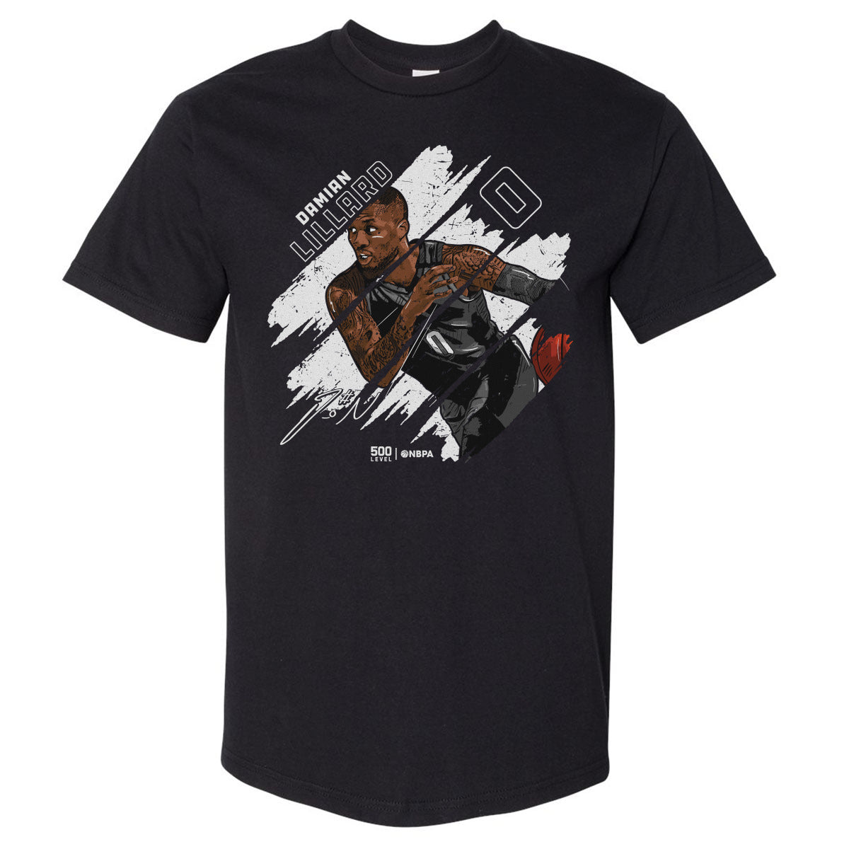 Damian Lillard Men's Heavyweight T-Shirt | 500 LEVEL