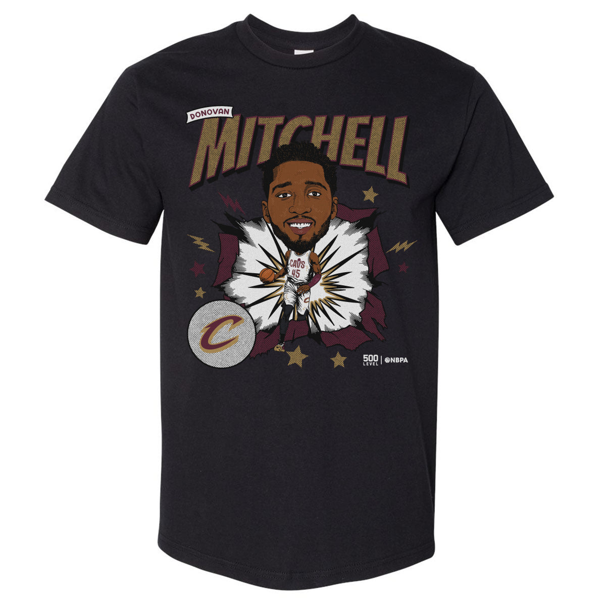 Donovan Mitchell Men's Heavyweight T-Shirt | 500 LEVEL