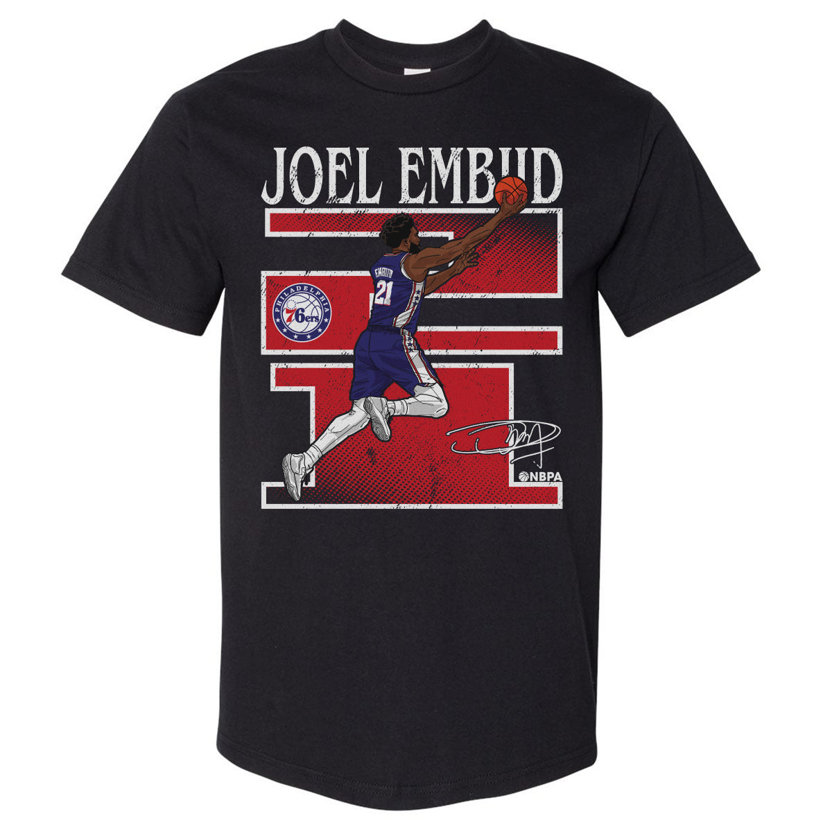 Joel Embiid Men's Heavyweight T-Shirt | 500 LEVEL