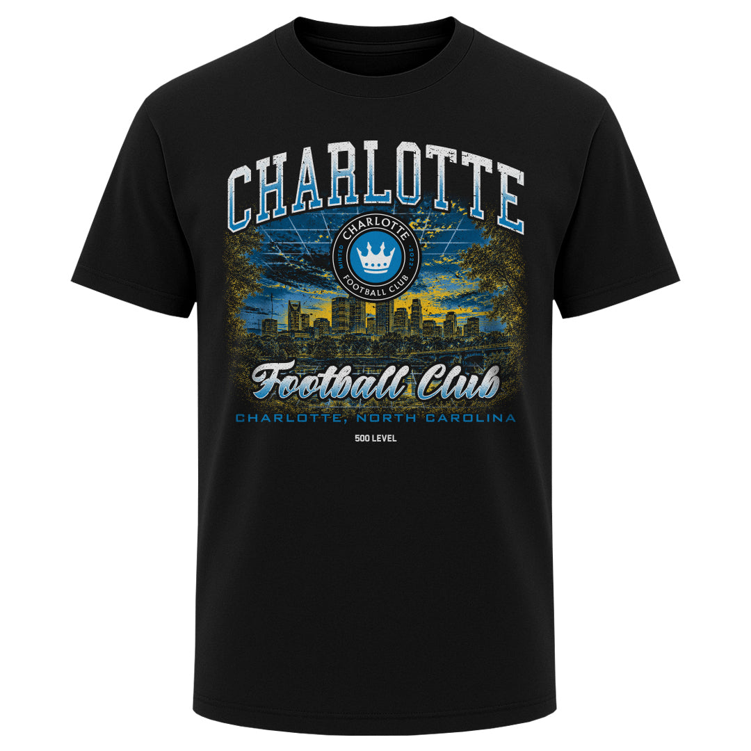Charlotte FC Men's Heavyweight T-Shirt | 500 LEVEL